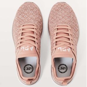 APL rose gold techloom phantom running sneakers sz 7
